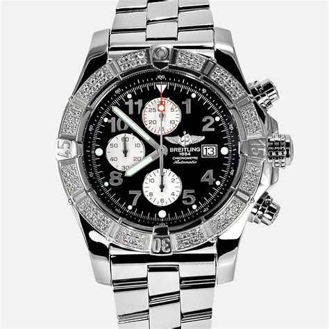 breitling womens watches diamond bezel|breitling super avenger diamond bezel.